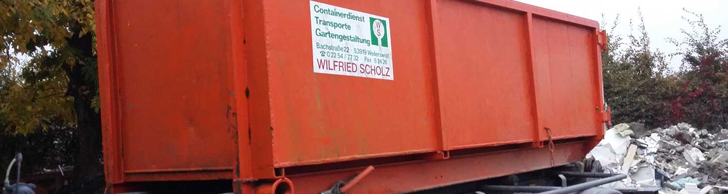 Containerdienst - bestens gerüstet für alle Entsorgungsaufgaben